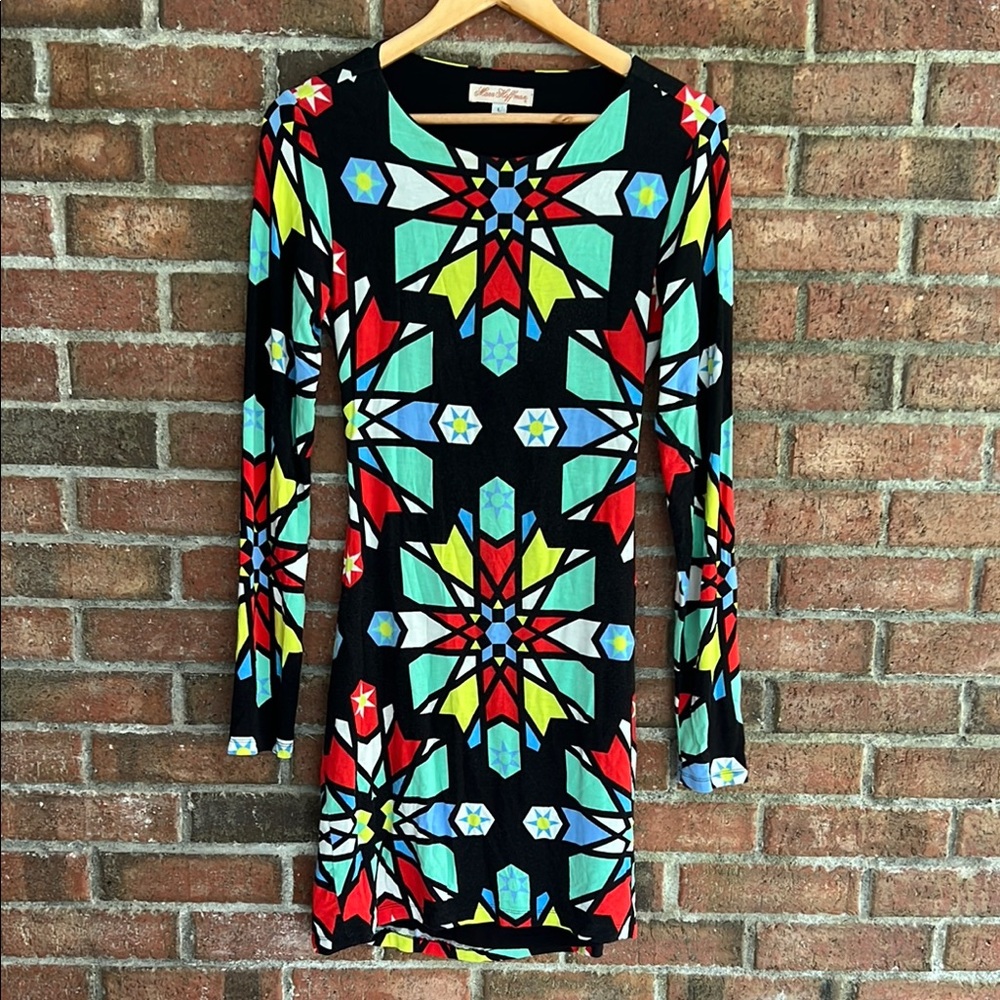 Mara Hoffman Stained Glass Bodycon Dress Size L